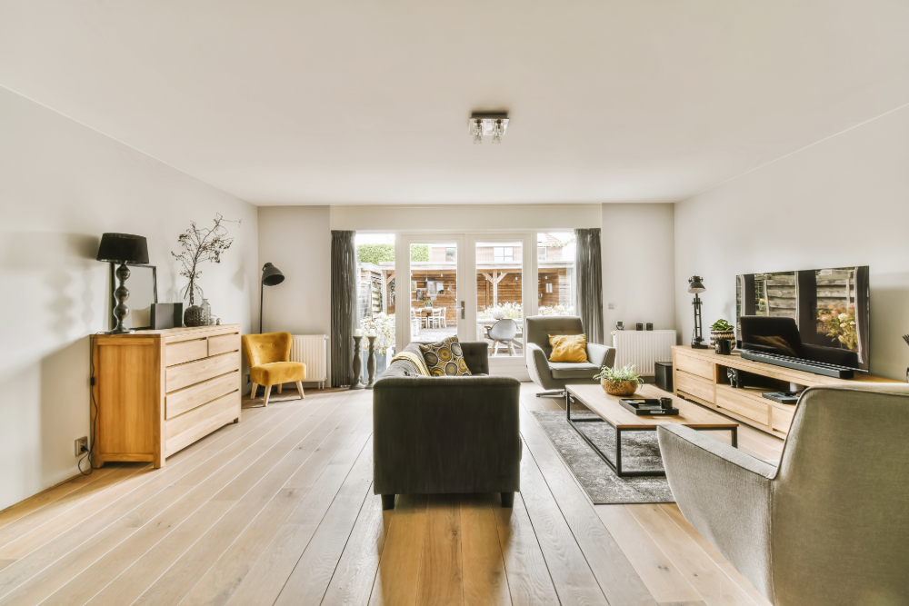 Float the furniture to the middle of the living room if you have a long and narrow living room